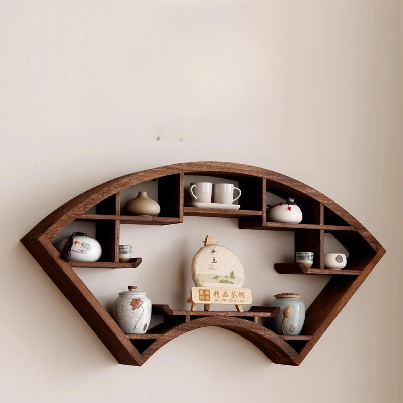 étagère murale bureau pour théières -