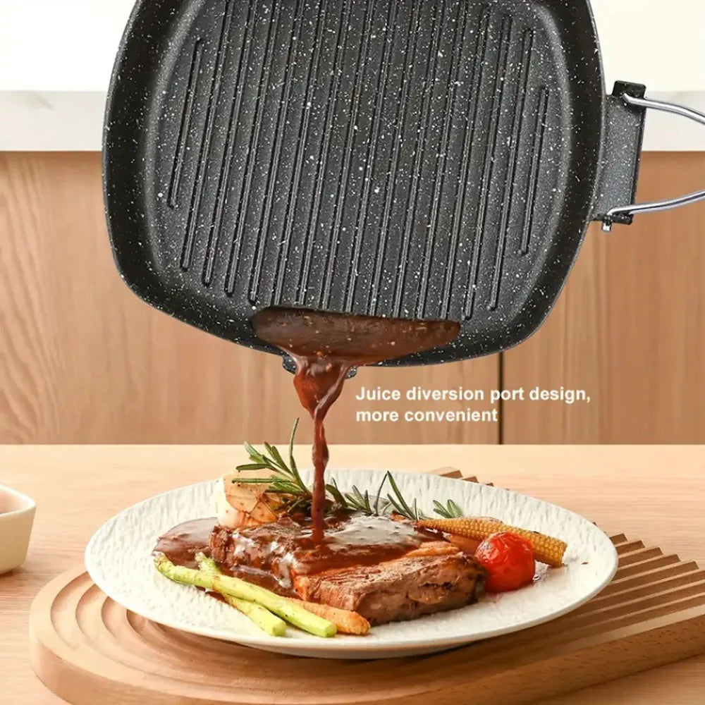 Poêle en fonte émaillée pour induction -