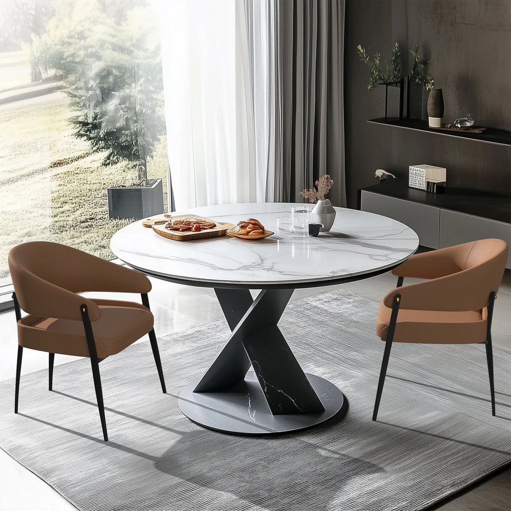 Chaise salle à manger tendance de luxe 2 pièces -