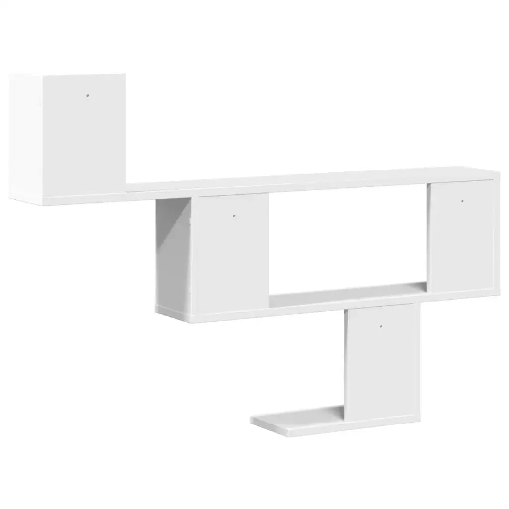 étagère murale blanche 100x15x70 cm -