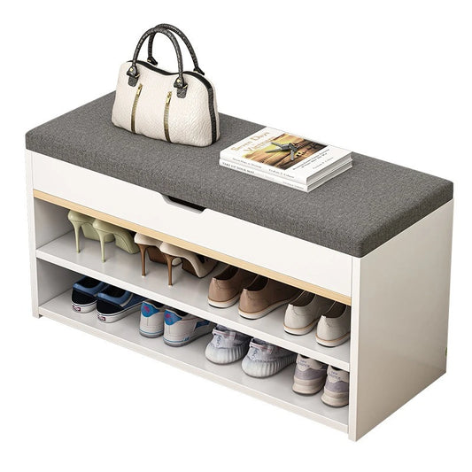 Meuble à chaussure banc avec possibilité de s'assoir -