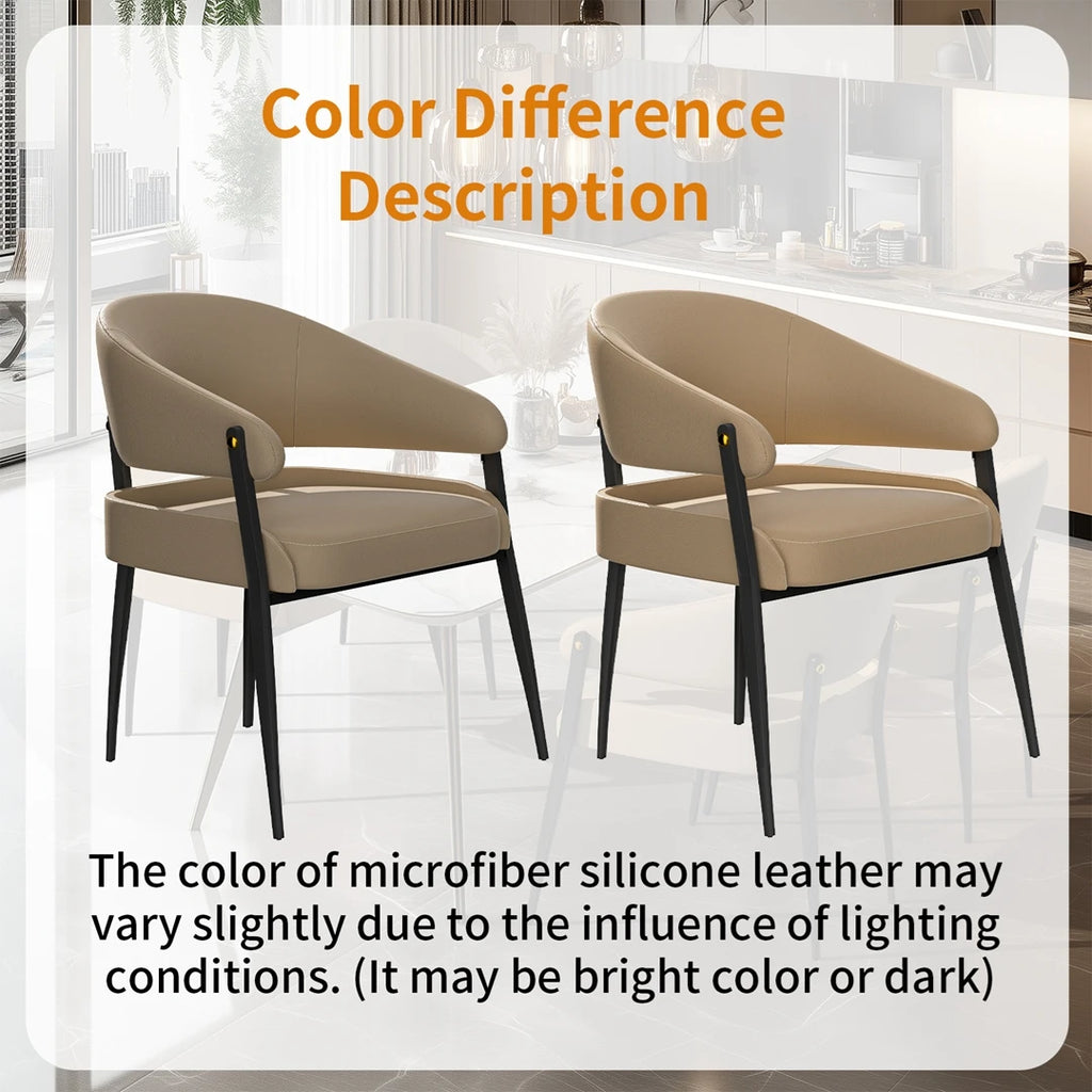 Chaise salle à manger tendance de luxe 2 pièces -