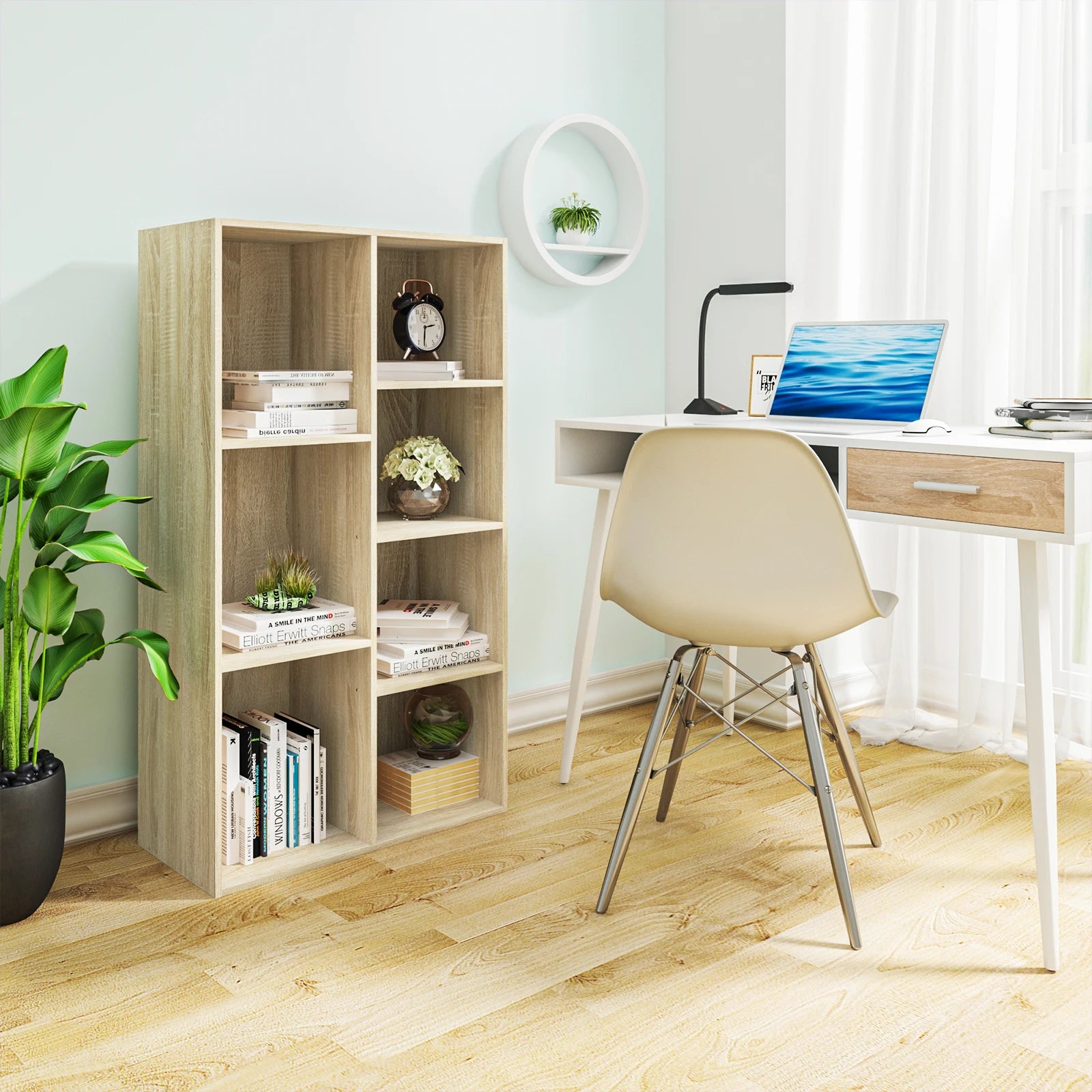 Étagère cube de style présentoir pour livre -