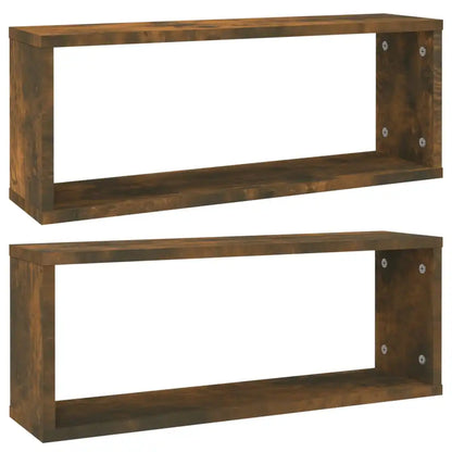 étagère murale WC, salon, chambre de 60x15x23 cm - Marron F