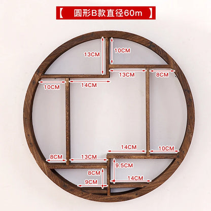étagère murale bureau pour théières - 60cm B