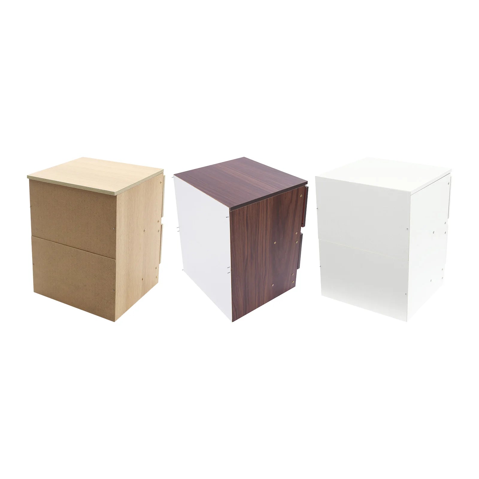 Table de nuit original en bois de 32*30*41cm -