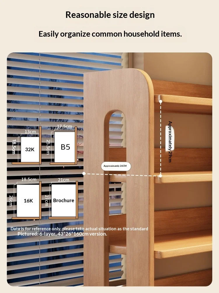 Étagère livre moderne industrielle de taille moyenne -