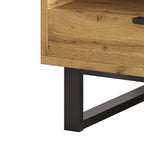 Table basse bois massif rectangulaire 100×50×40 cm -