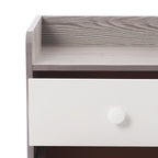 Mini Table de nuit avec poignée et 3 tiroirs -