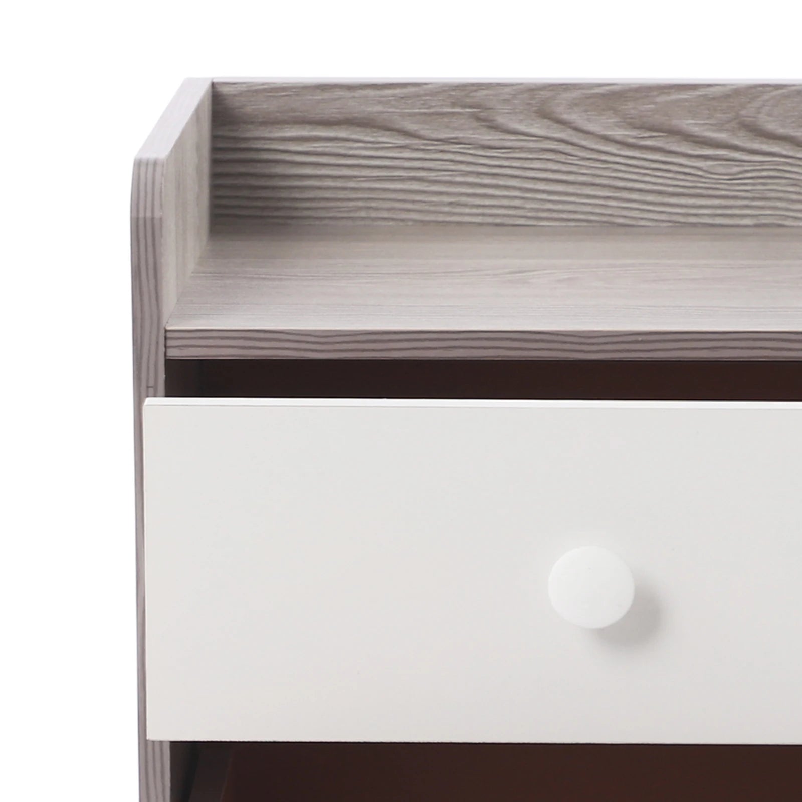 Mini Table de nuit avec poignée et 3 tiroirs -