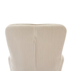 Chaise salle à manger velours blanc 2 ensembles de luxe -