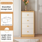 Meuble de rangement moderne antipoussière - Blanc 40x32x66