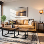 Table basse industriel vintage 2 pièces - Bois Table basse