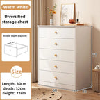 Meuble de rangement moderne antipoussière - Blanc 60x32x77