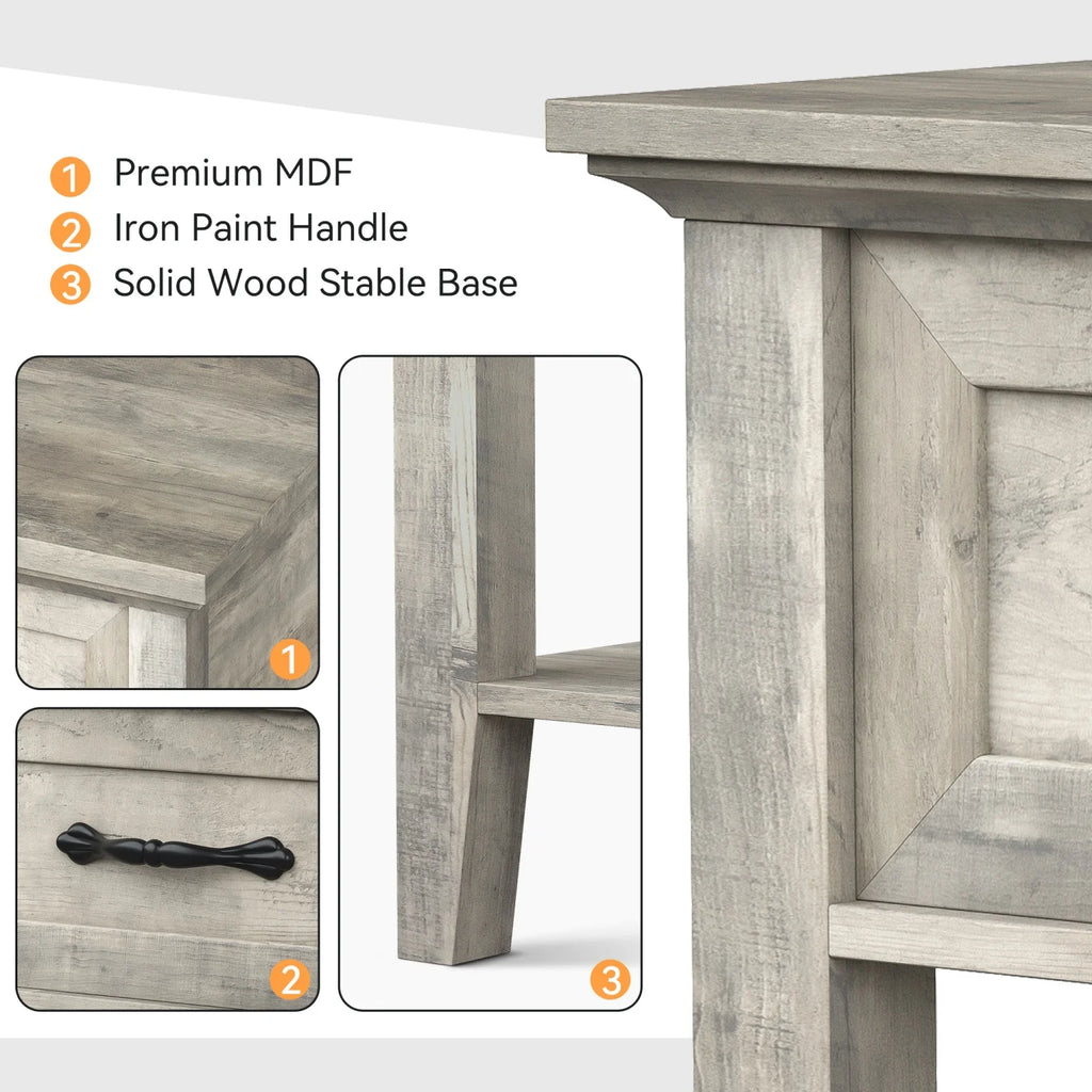 Table de chevet ancien 1 tiroir -