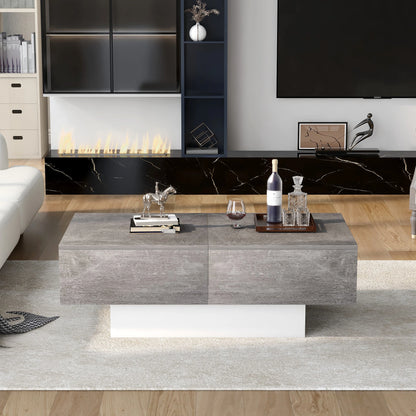 Table basse modulable sur le coté -