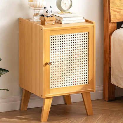 Table de nuit en bois brute -