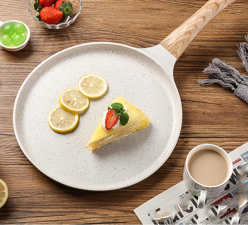 Poêle céramique idéale pour omelette et steak -