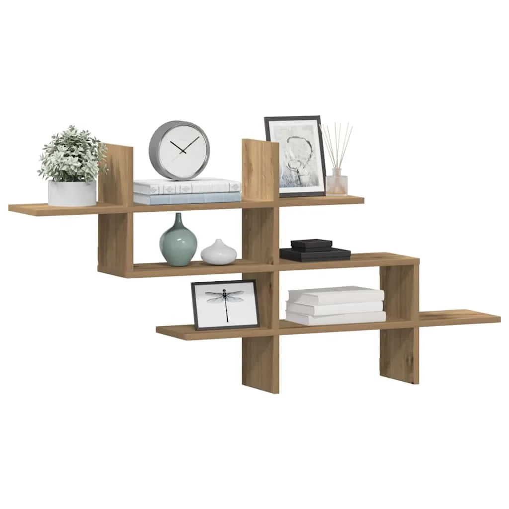 étagère murale fixation invisible 124.5x18x60.5 cm -