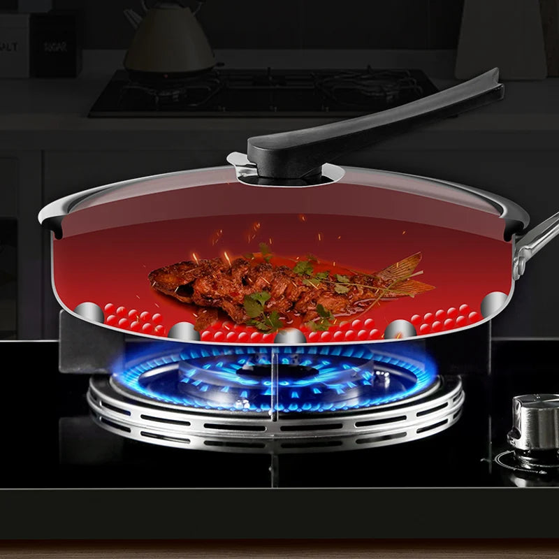 Poêle inox induction et antiadhésive -
