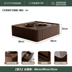 Table basse bois pour hôtel ou maison de luxe - B