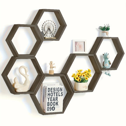 étagère murale Hexagone Flottante 1 pièce -