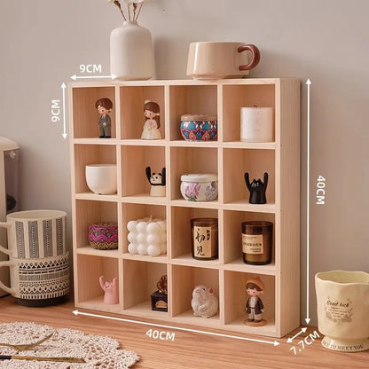 étagère bois massif murale ou table - Natural sixteen