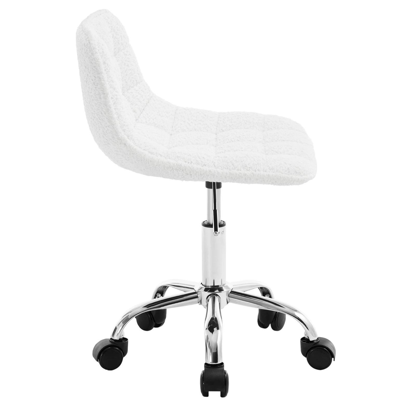 Chaise de bureau sans accoudoirs avec roulette -