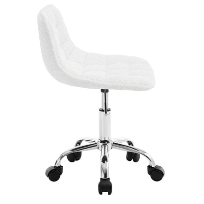 Chaise de bureau sans accoudoirs avec roulette -