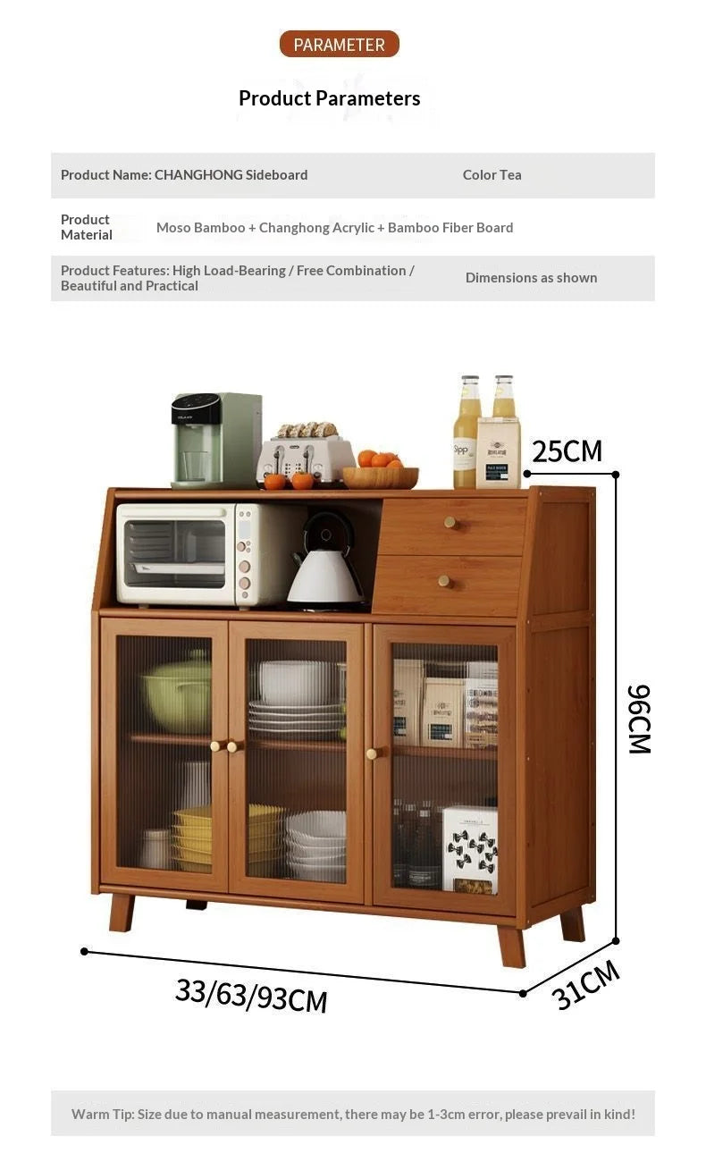 Meuble de rangement étroit en bois -