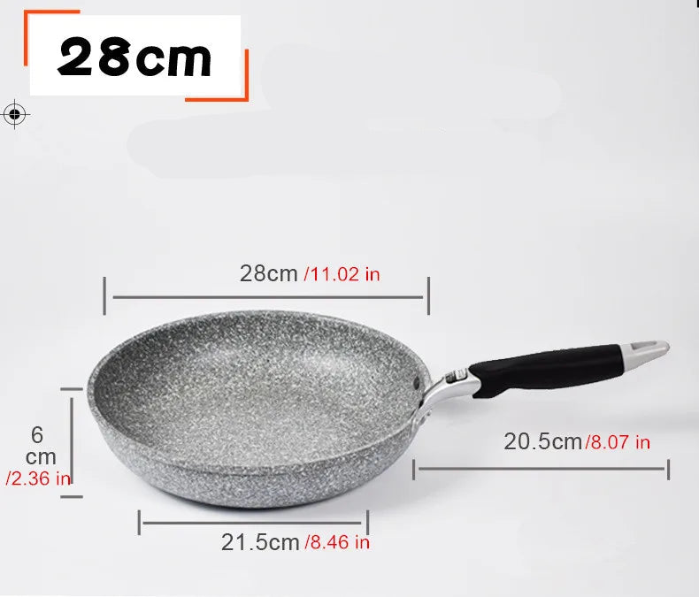 Poêle céramique de 28cm Durable flexible et pratique -