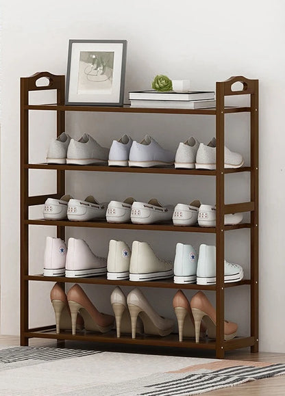 Meuble à chaussure entrée à bambou de haute qualité - 5 floors-70CM