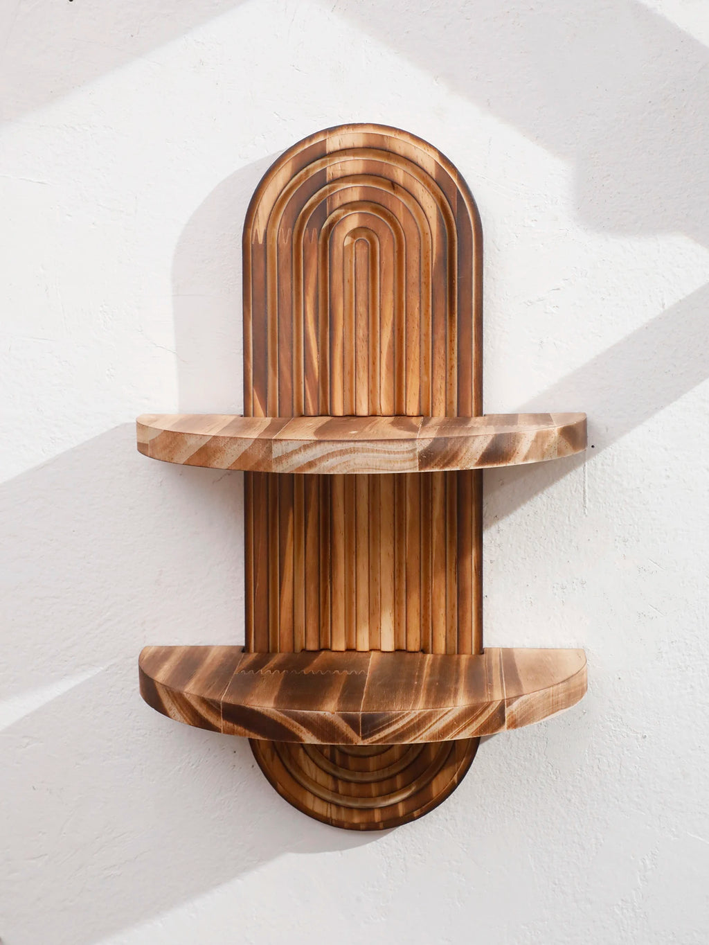 étagère bois ancien 1 pièce bohoo -