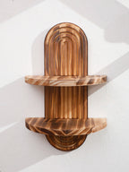 étagère bois ancien 1 pièce bohoo -