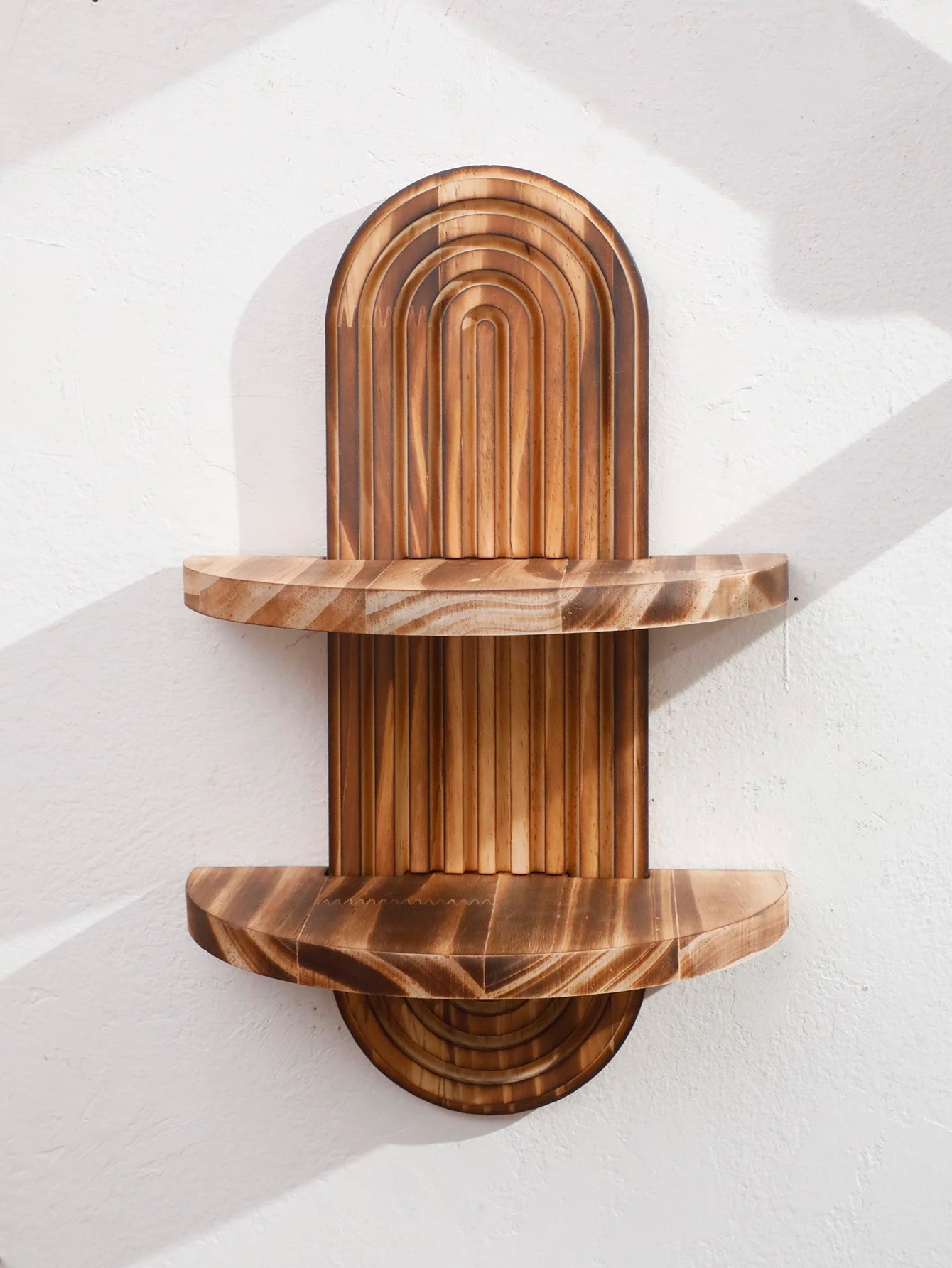 étagère bois ancien 1 pièce bohoo -