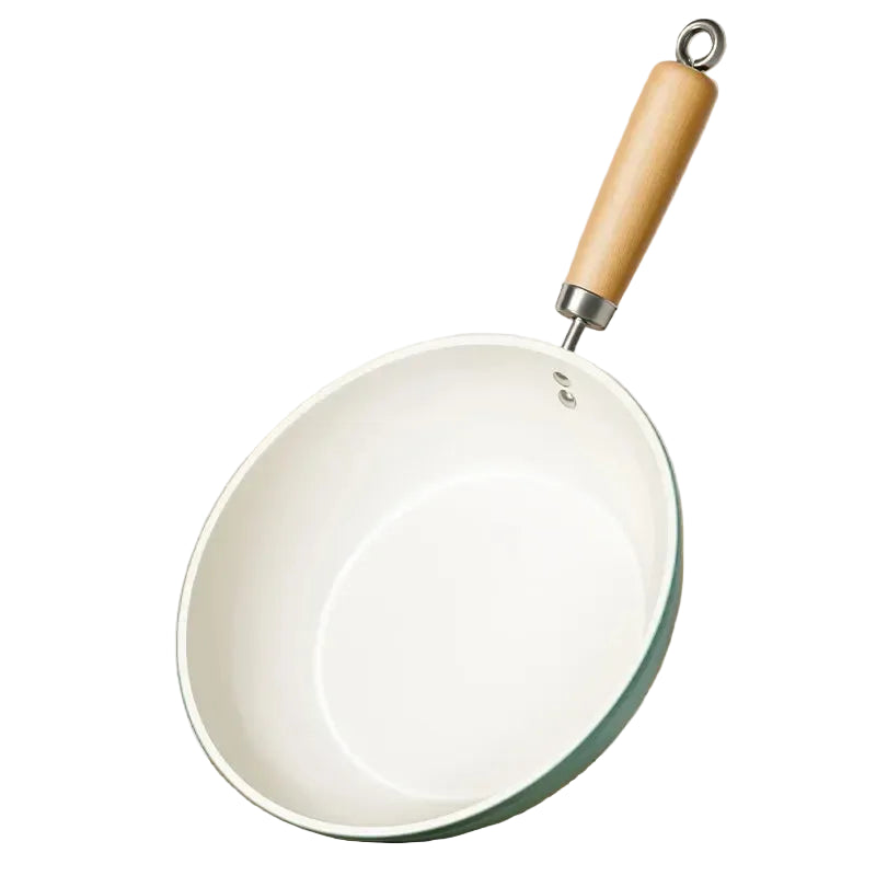Poêle céramique à fond plat -