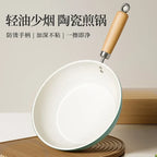 Poêle céramique à fond plat -