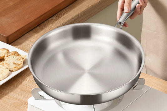 Poêle inox induction germaine en acier -