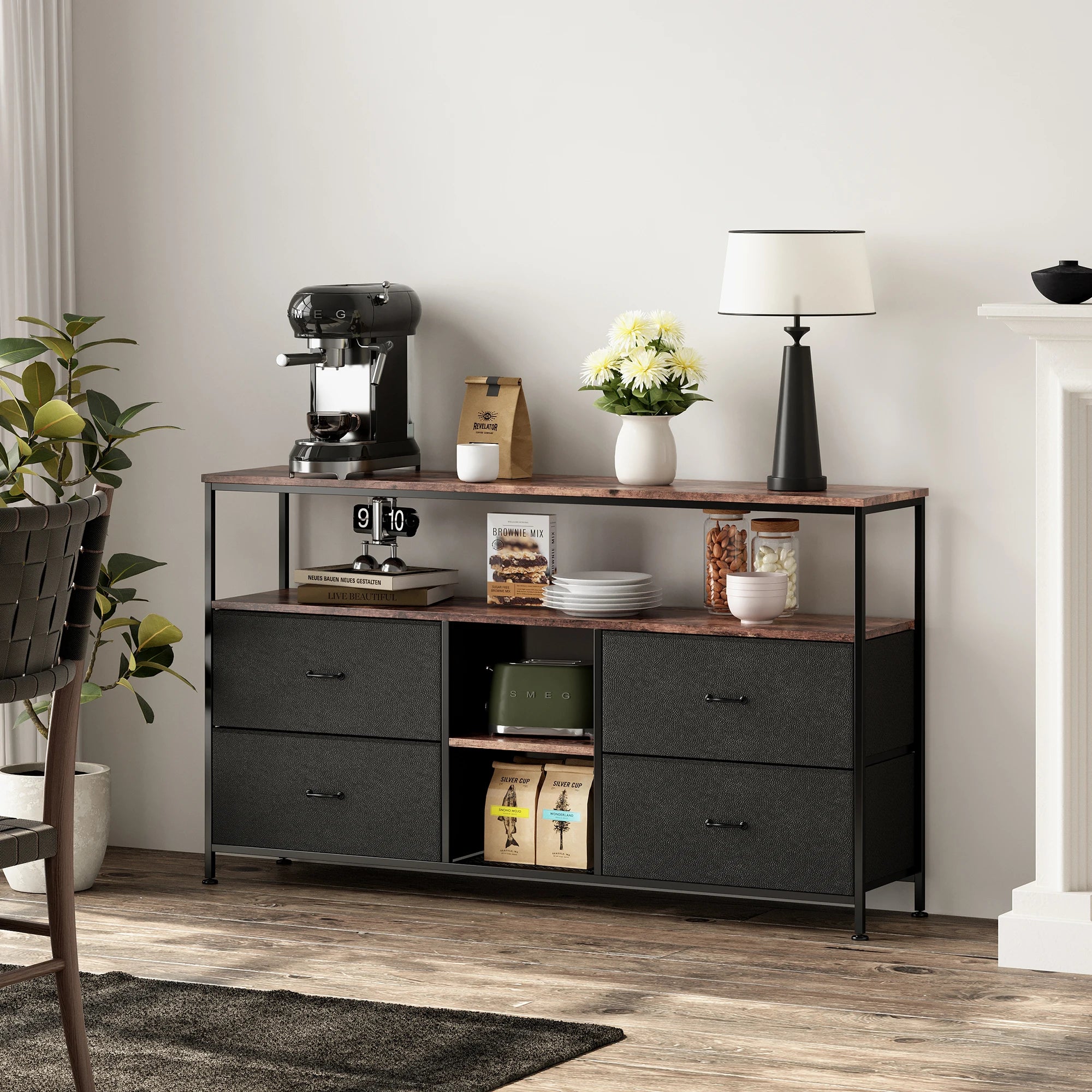 Petit meuble de rangement pas cher à LED -