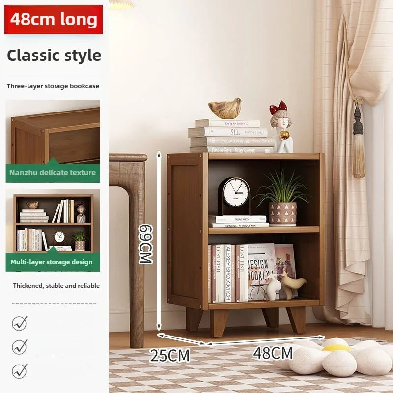 Meuble salle de bain étagère sur pieds en bois -