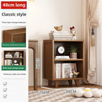 Meuble salle de bain étagère sur pieds en bois -