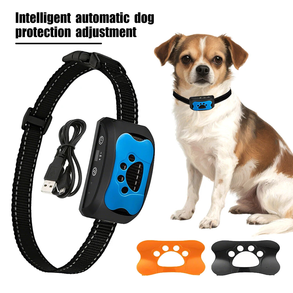 collier anti aboiement rechargeable avec USB -