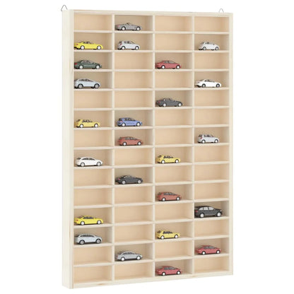 étagère murale vitrine marron -