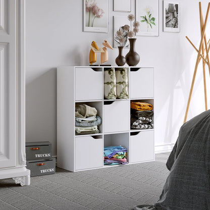 Étagère cube avec porte 90x29x90 cm -