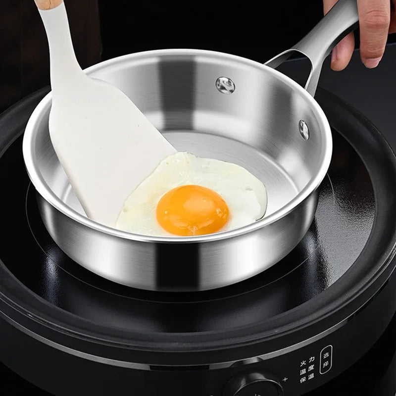 Poêle inox 16/18cm Taille Mini -