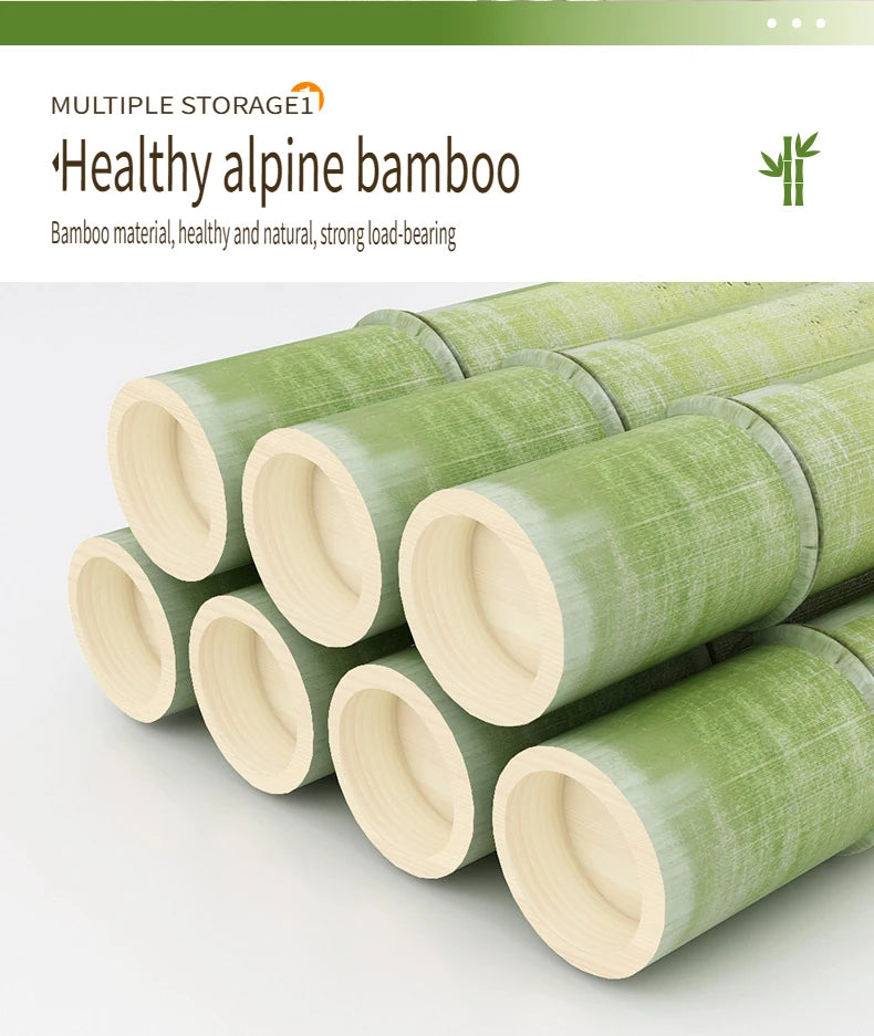 Meuble à chaussure entrée à bambou de haute qualité -