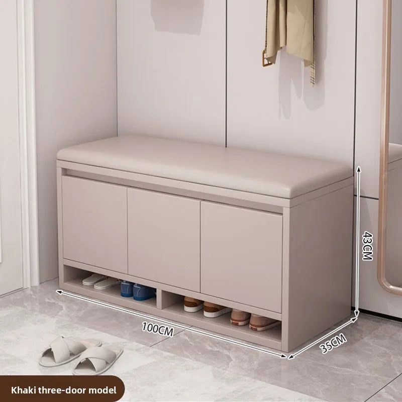 Meuble à chaussure avec tabouret intégré - BC