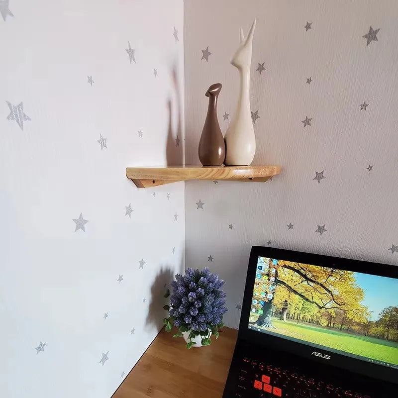 étagère murale vintage en bois -