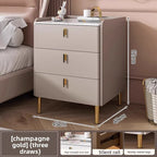 Table de chevet cube haut de gamme avec tiroir de luxe - Three draws E