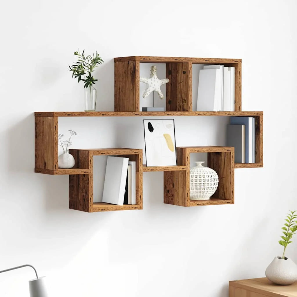 étagère murale salon 82x15x51 cm -